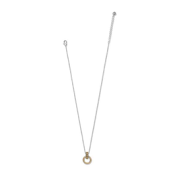 Brighton: Mosaic Two Tone Link Ring Necklace (JM0290)