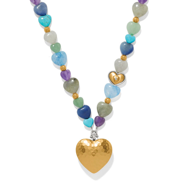 Brighton: One Heart Multi Bead Necklace (JM0263)