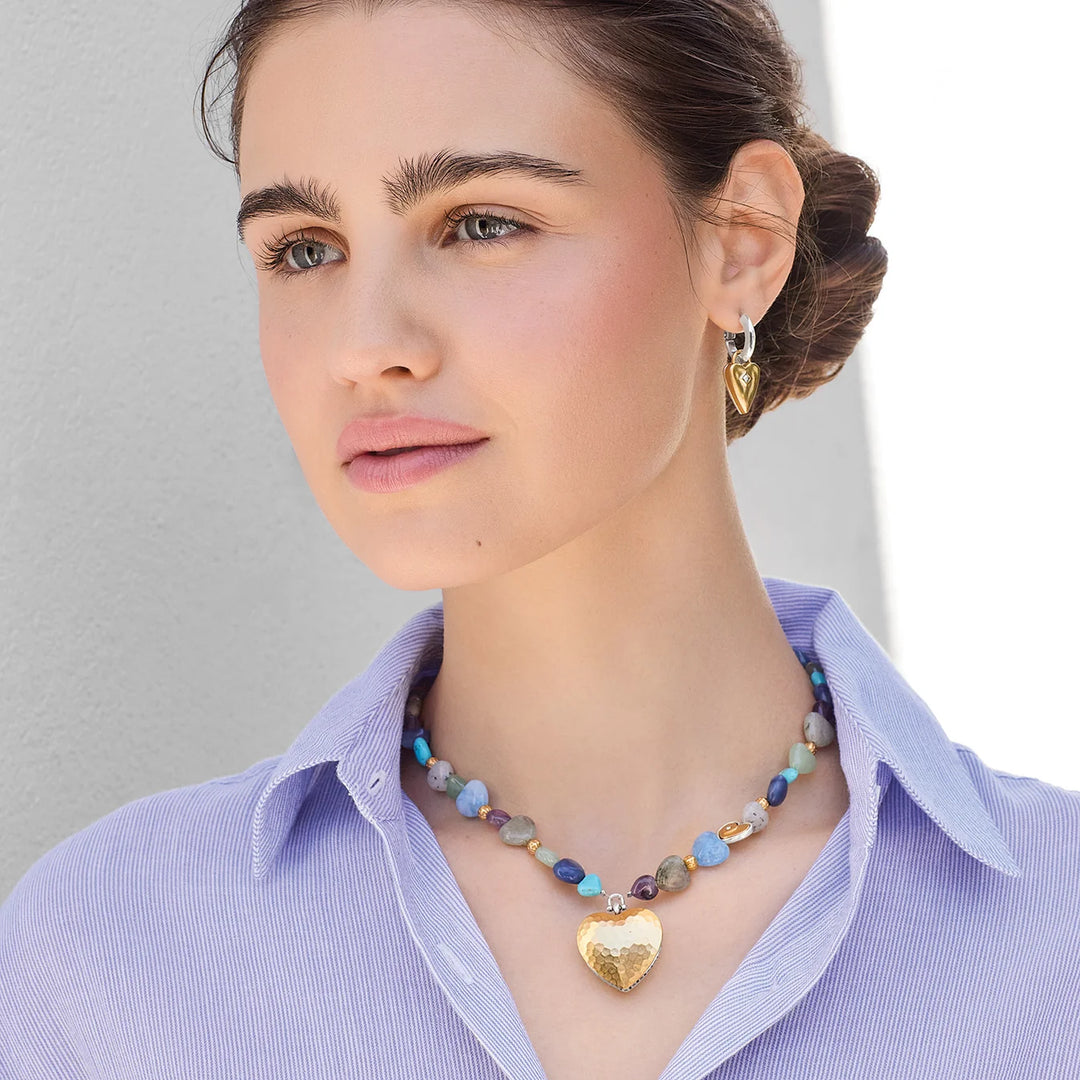 Brighton: One Heart Multi Bead Necklace (JM0263)