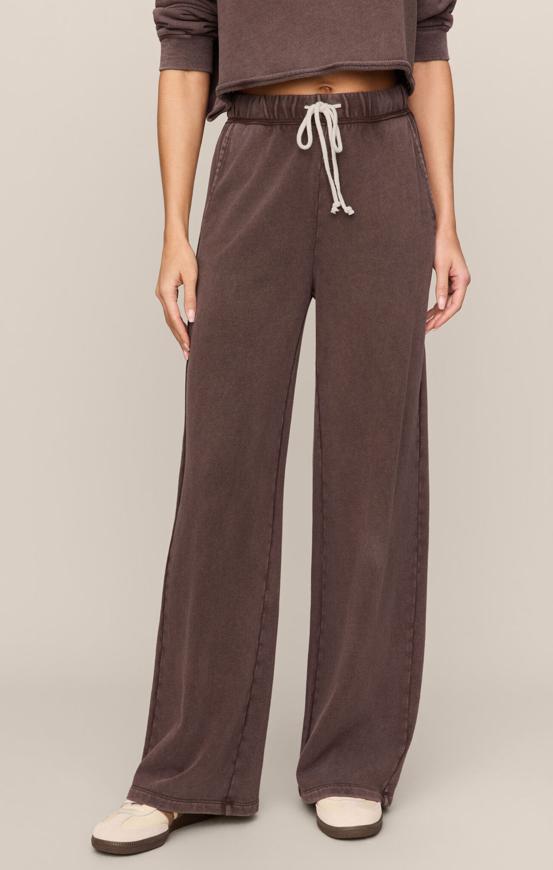 Z Supply: Hunter Knit Pant in Dark Chocolate