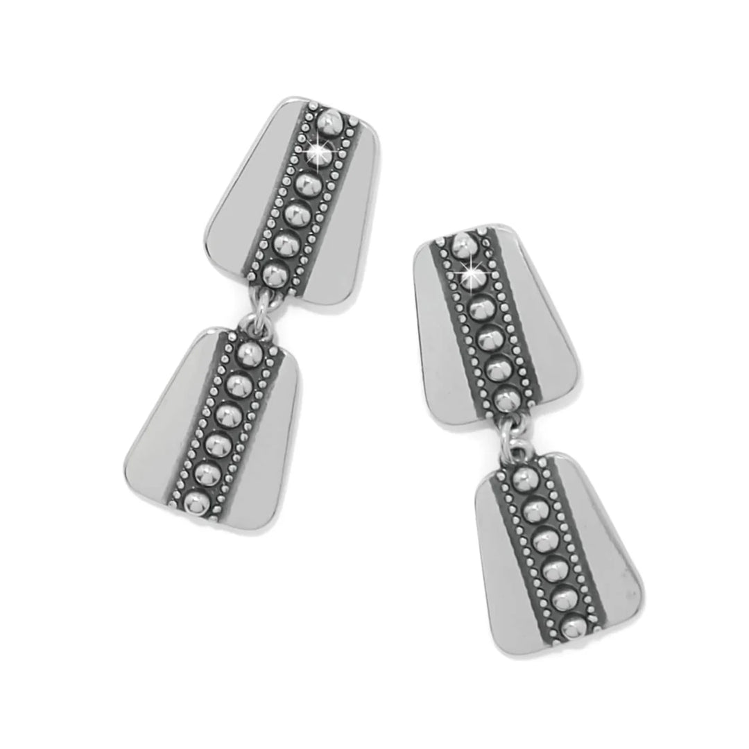 Brighton: Pretty Tough Geo Post Drop Earring (JA0238)