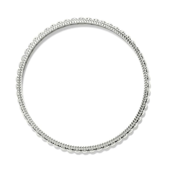 Brighton: Silver Pretty Tough Pierced Slim Bangle (JF0103)