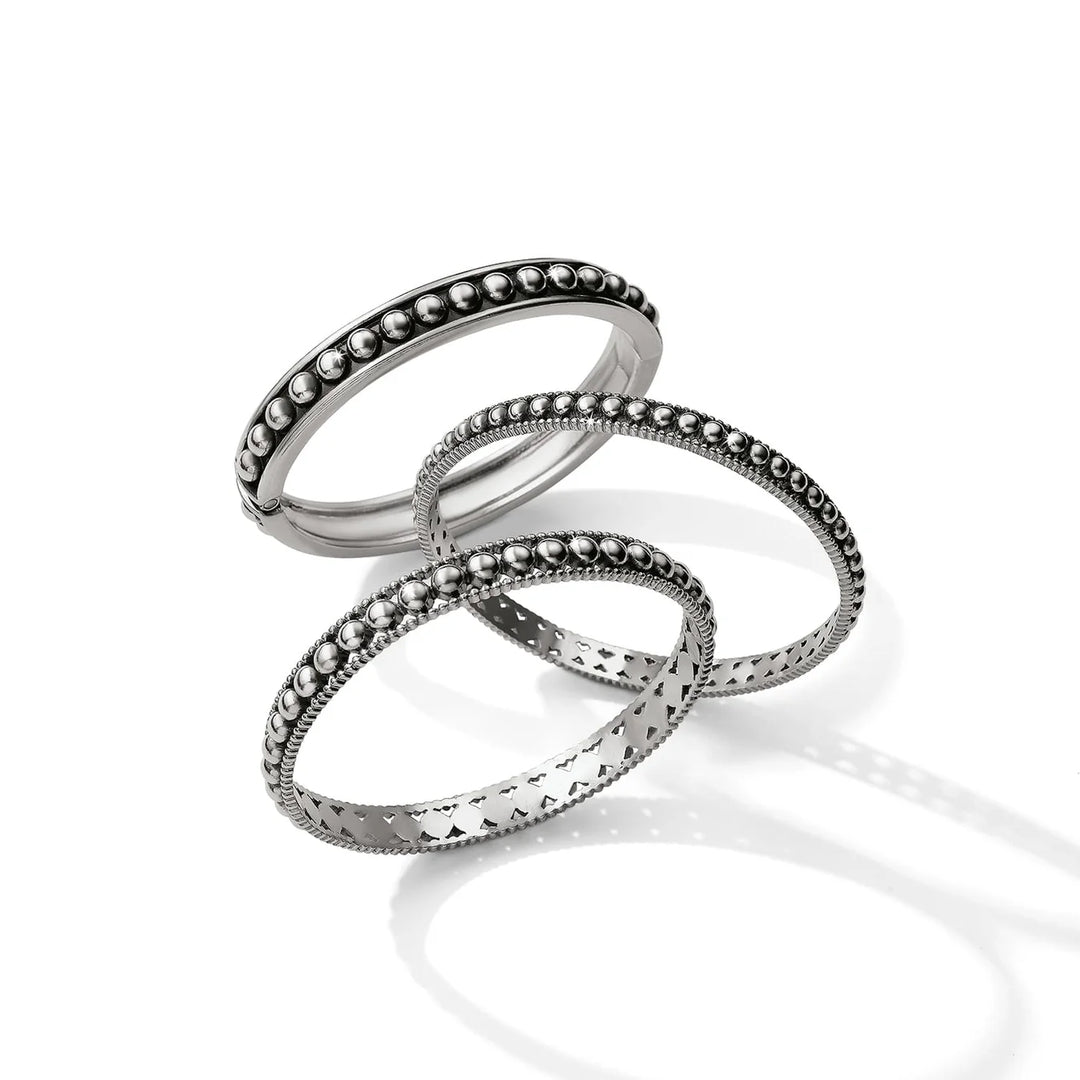 Brighton: Pretty Tough Stud Hinged Bangle (JF0104)