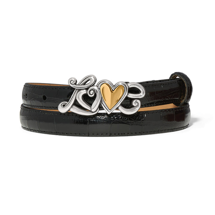 Brighton: True Love Pant Belt in Black (B30343)