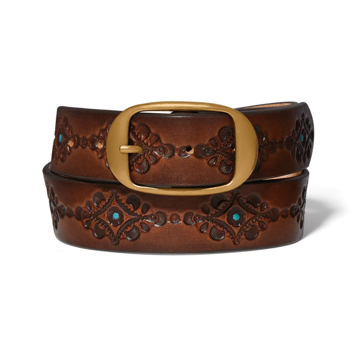 Brighton: 1 1/2" Women's Dark Brown Nessa Belt (B60585)
