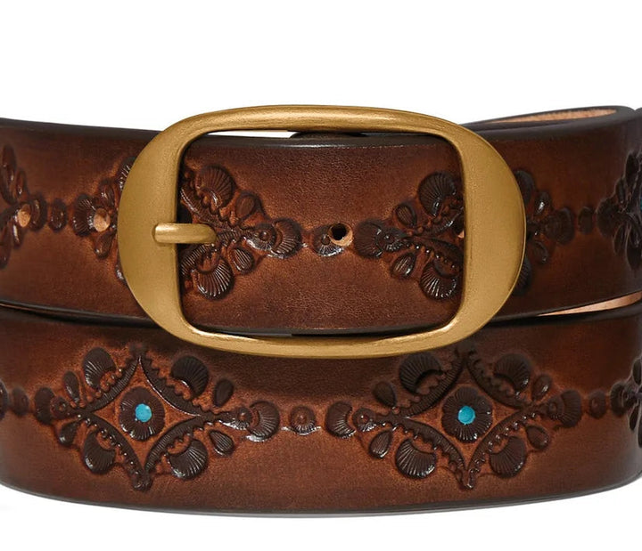 Brighton: 1 1/2" Women's Dark Brown Nessa Belt (B60585)