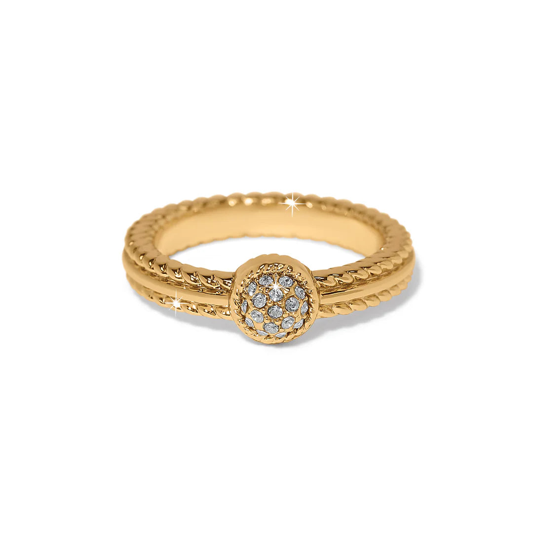 Brighton: Illumina Celeste Dome Ring in Gold (J63625)