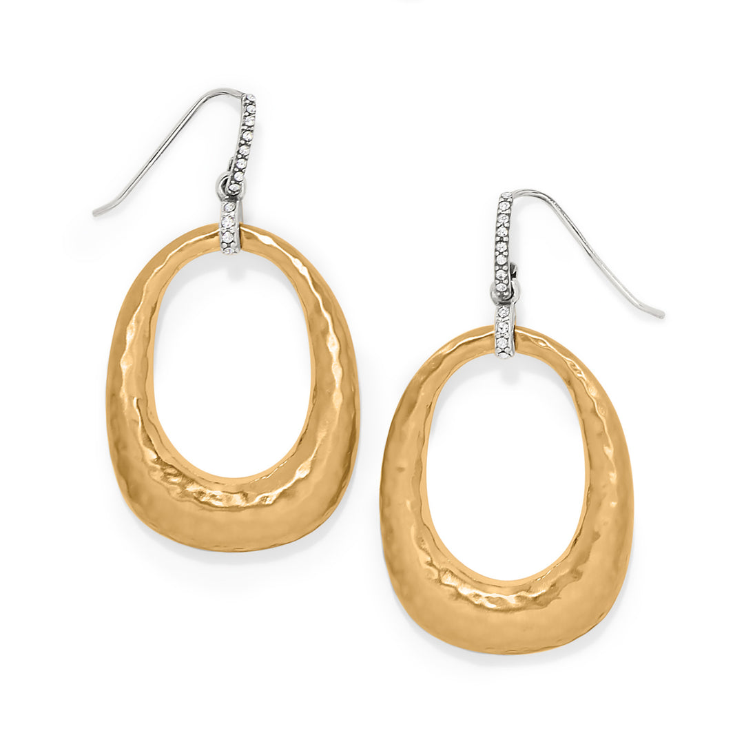 Brighton: Meridian Geo Open Hoop French Wire Earrings (JA0178)