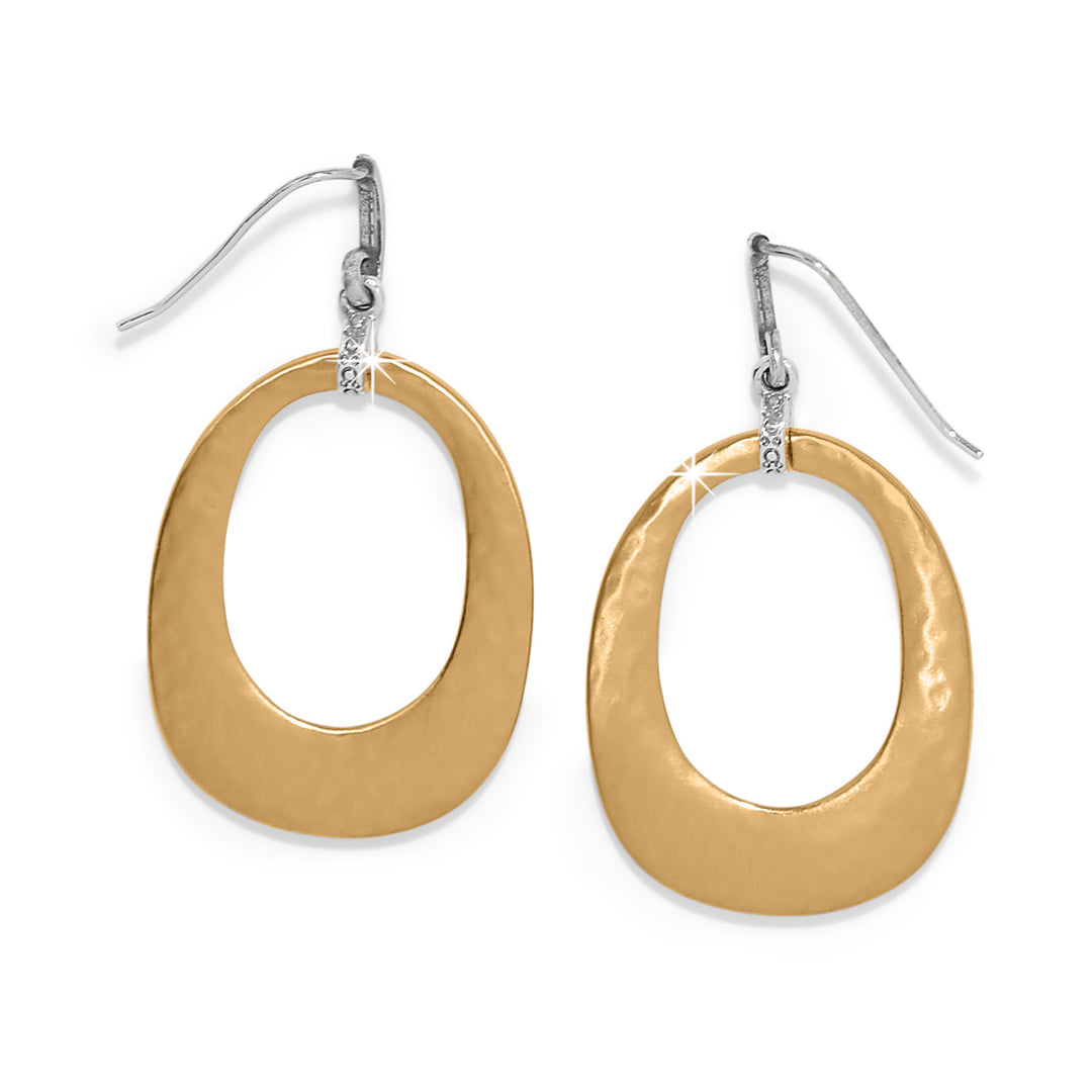 Brighton: Meridian Geo Open Hoop French Wire Earrings (JA0178)