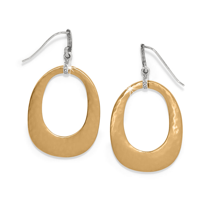 Brighton: Meridian Geo Open Hoop French Wire Earrings (JA0178)
