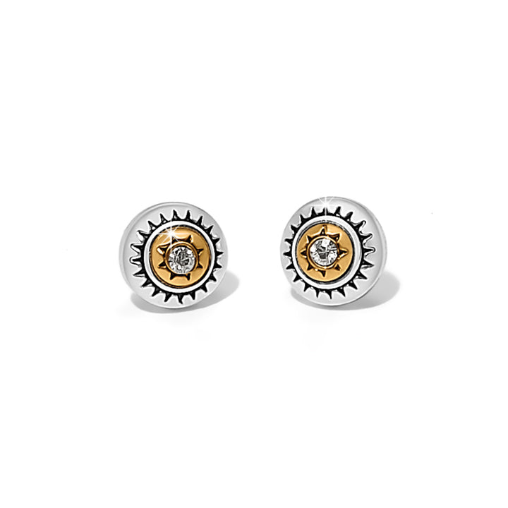 Brighton: Mosaic Cerrillos Post Earrings in Silver (JA0187)