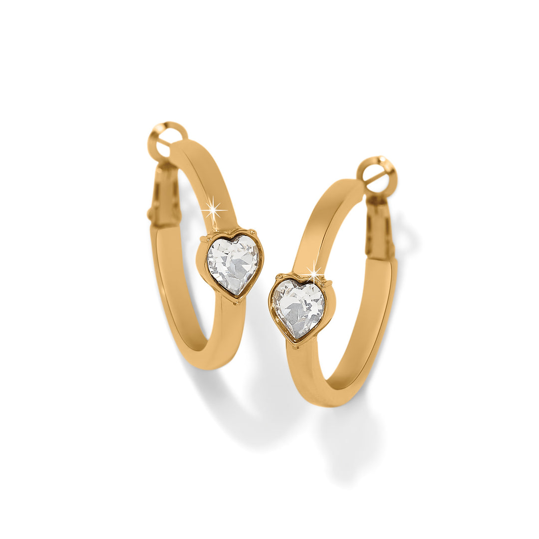 Brighton: Mystery Of Love Heart Hoop Earrings (JA0210) - The Vogue Boutique