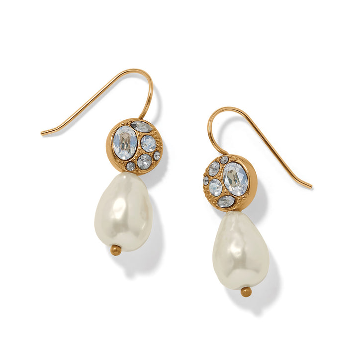 Brighton: Trust Your Journey Petite Pearl French Wire Earrings (JA0348)