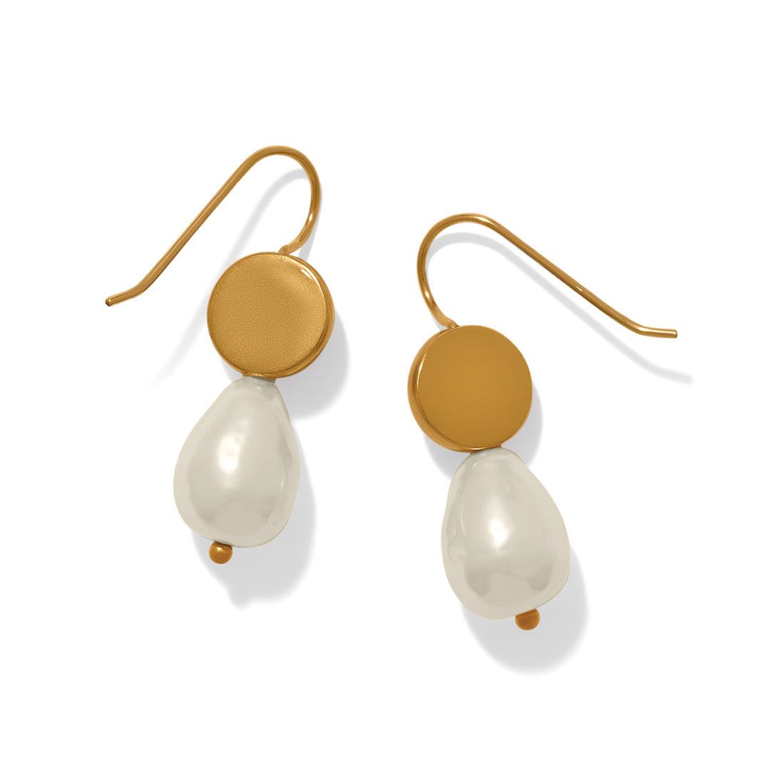 Brighton: Trust Your Journey Petite Pearl French Wire Earrings (JA0348)