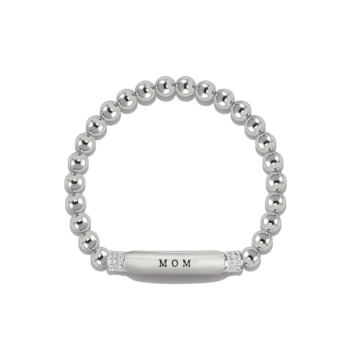 Brighton: Meridian Mom Petite Stretch Bracelet in Silver (JF0086) - The Vogue Boutique