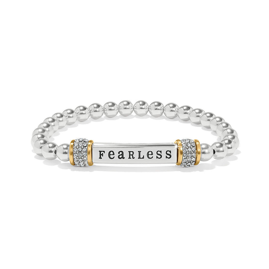 Brighton: Meridian Fearless Two Tone Stretch Bracelet (JF0392)