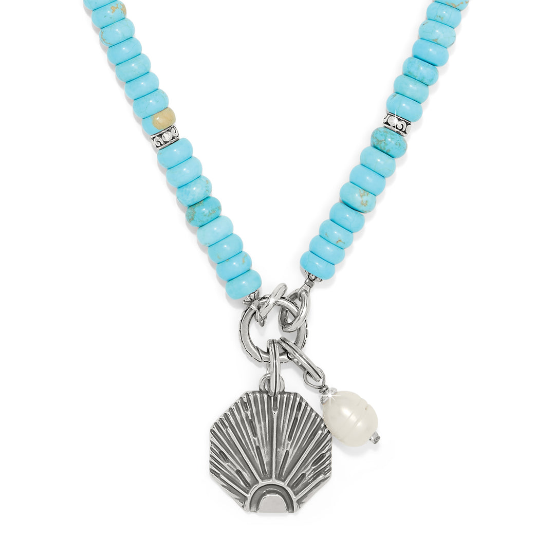 Brighton:Token Charm Lapis Turquoise Necklace