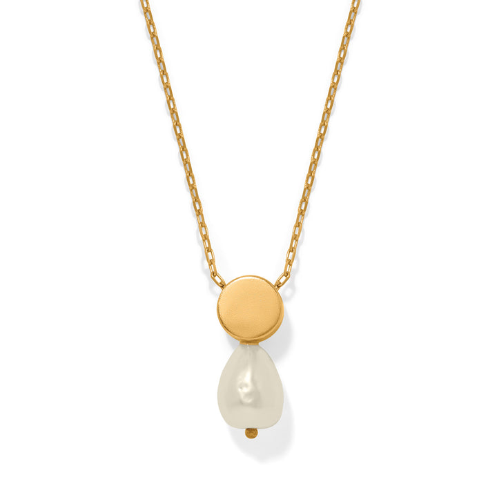 Brighton: Trust Your Journey Petite Pearl Necklace (JM0269)