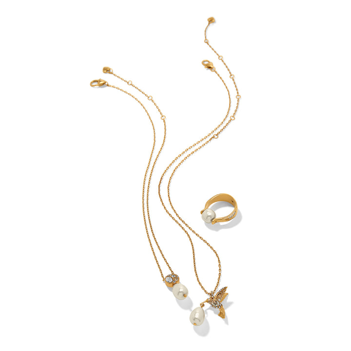 Brighton: Trust Your Journey Petite Pearl Necklace (JM0269)