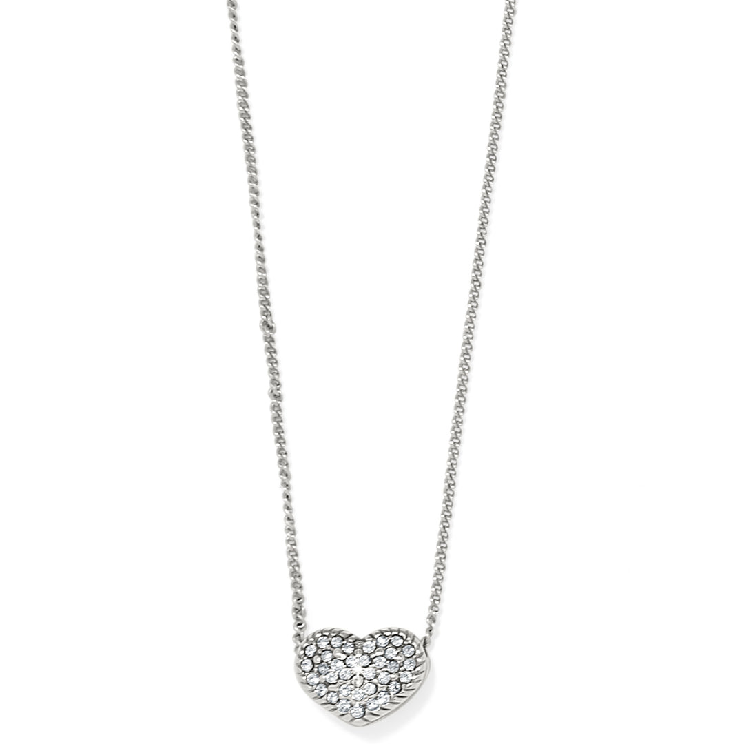 Brighton: Illumina Celeste Heart Petite Necklace (JM7629) - The Vogue Boutique