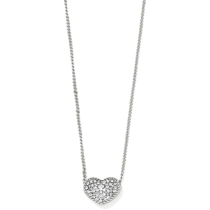 Brighton: Illumina Celeste Heart Petite Necklace (JM7629) - The Vogue Boutique