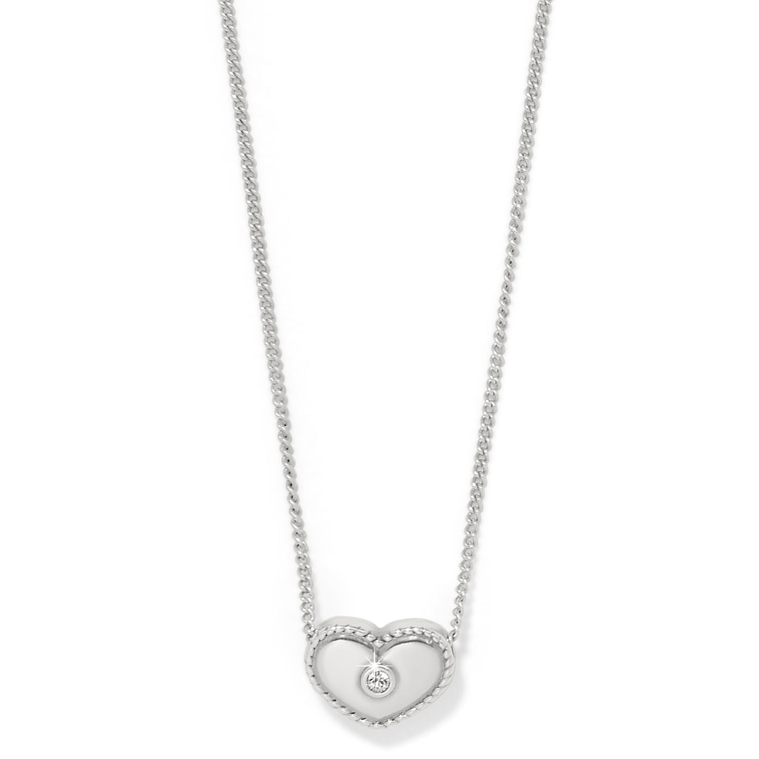Brighton: Illumina Celeste Heart Petite Necklace (JM7629) - The Vogue Boutique