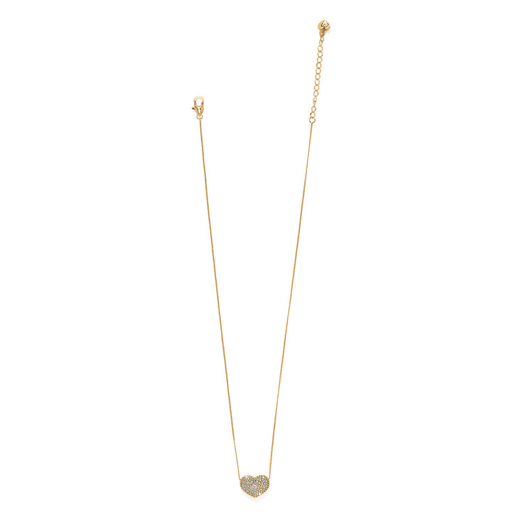 Brighton: Illumina Celeste Heart Bold Necklace in Gold (JM7731) - The Vogue Boutique