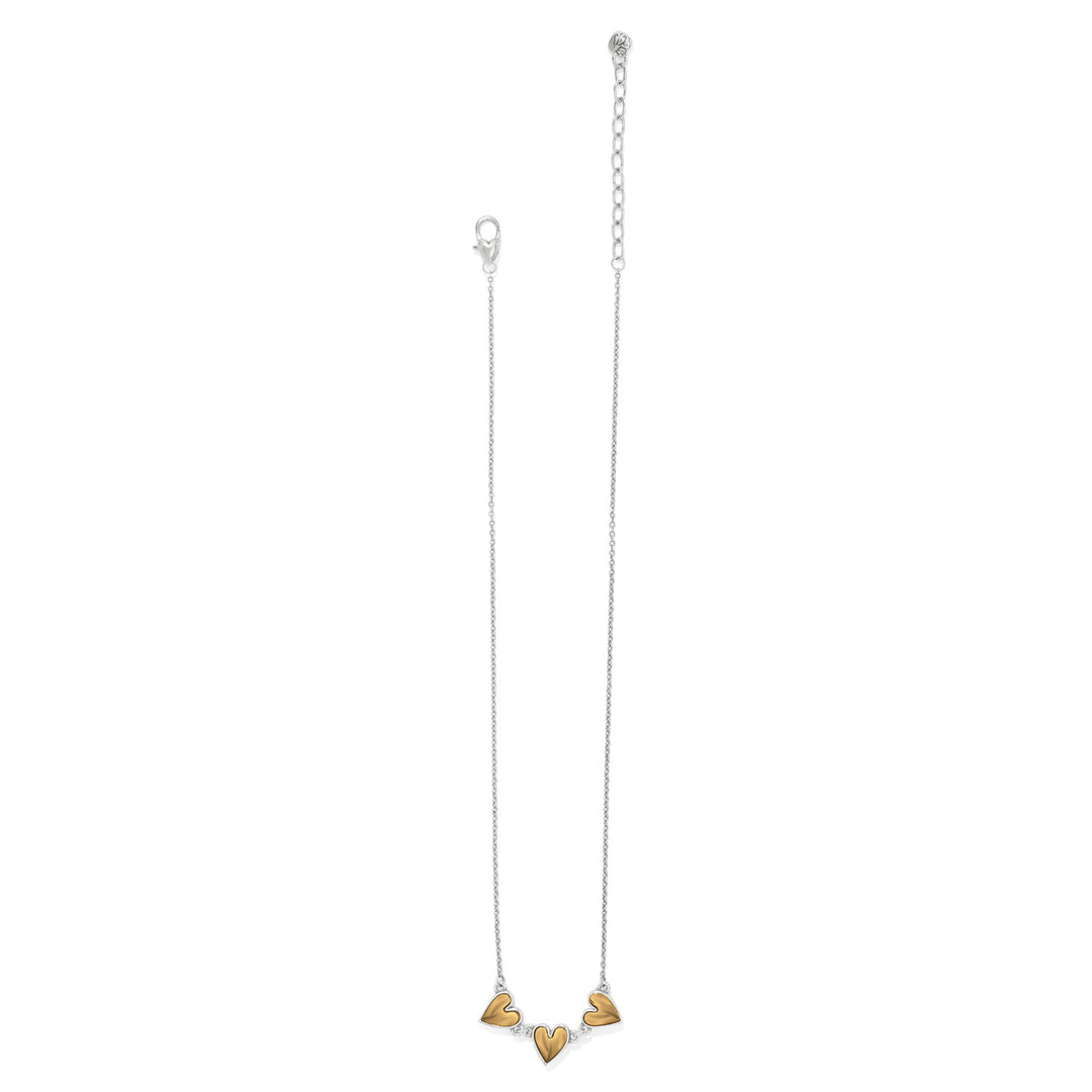 Brighton: Cascade Heart Mini Necklace (JM7736) - The Vogue Boutique