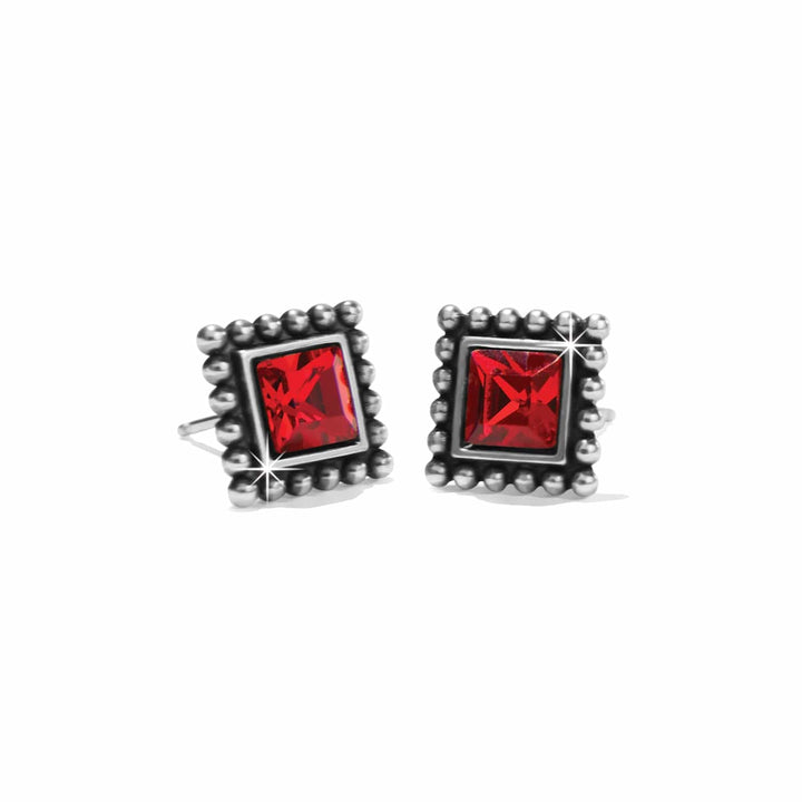 Brighton: Sparkle Square Mini Post Earrings (J22406)