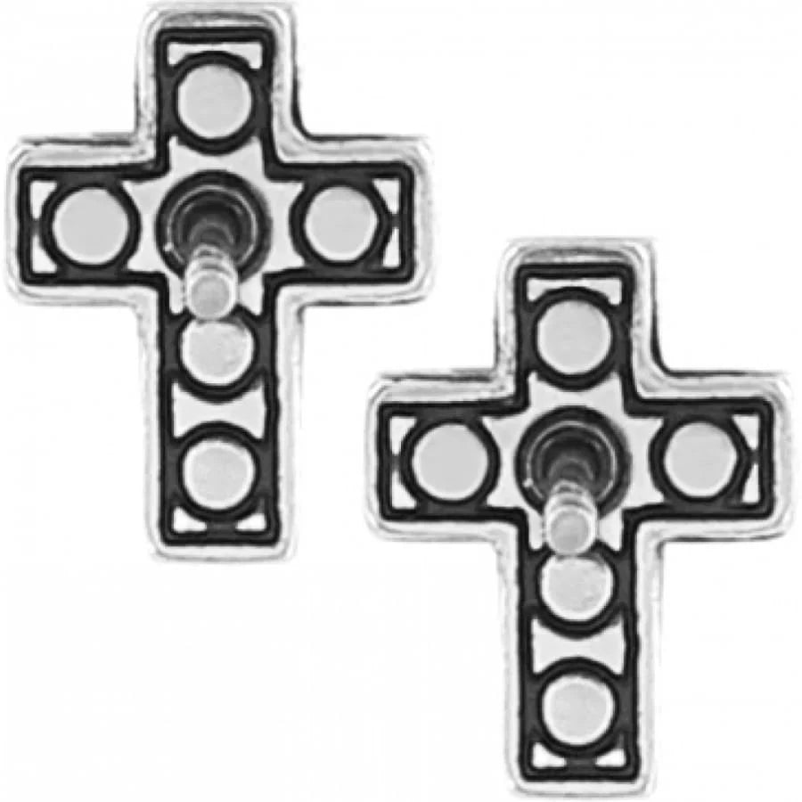 Brighton: Starry Night Cross Mini Post Earrings (J21691)