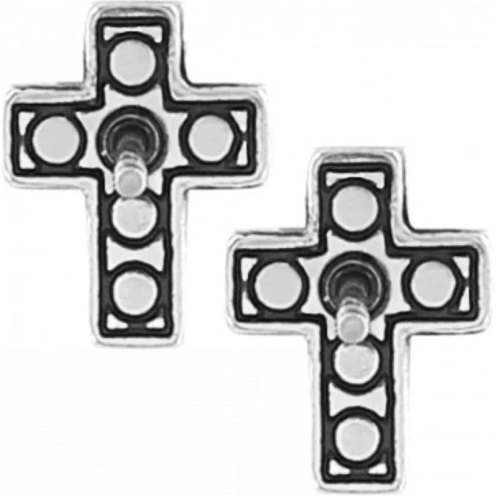 Brighton: Starry Night Cross Mini Post Earrings (J21691)