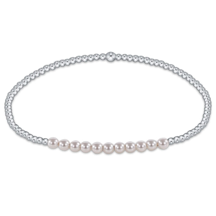 Enewton: Sterling Bliss 2mm Pearl Bead Bracelet