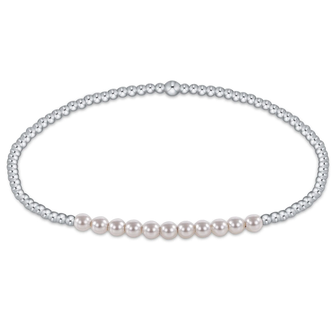 Enewton: Sterling Bliss 2mm Pearl Bead Bracelet