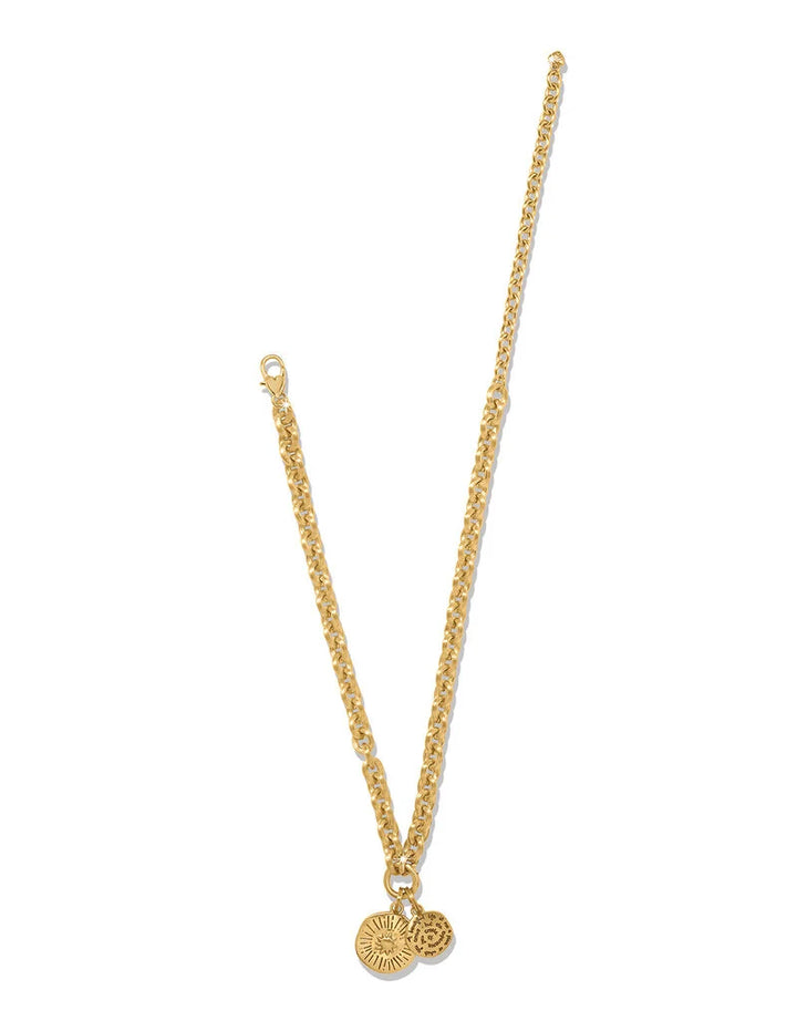 Brighton: Token Lavish Link Charm Necklace (JM0257)