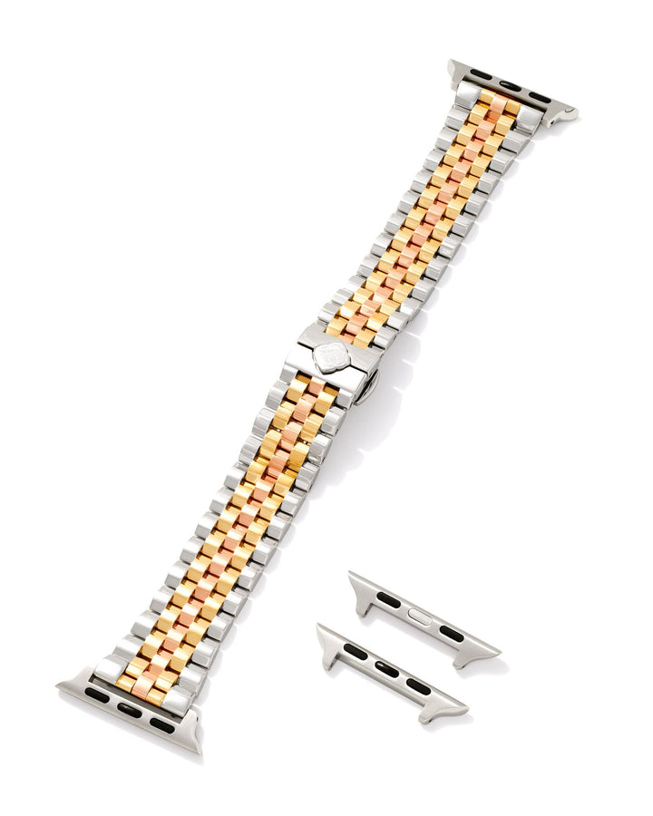Kendra Scott: Alex 5 Link Watch Band in Tri Tone - The Vogue Boutique