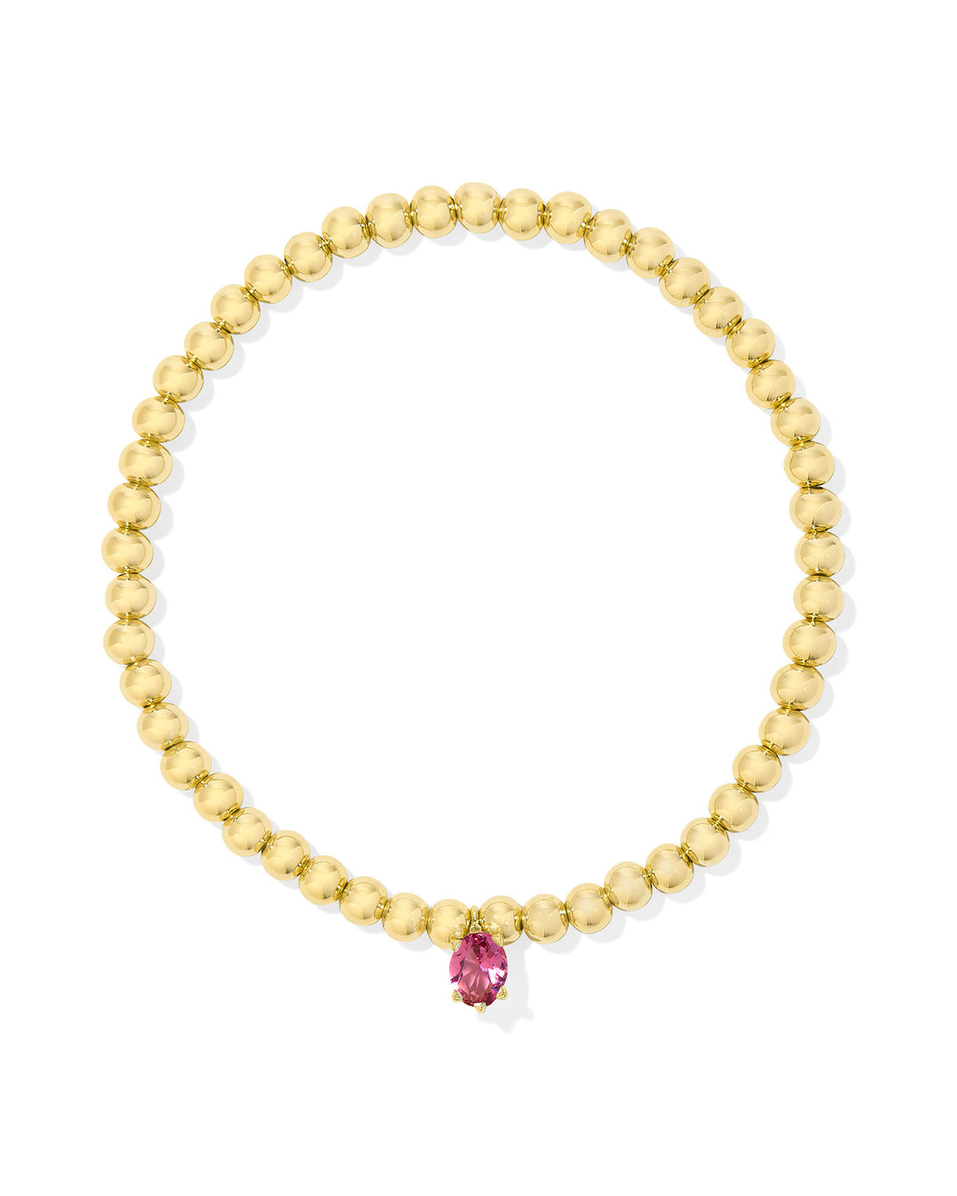 Kendra Scott: Cailin Stretch Bracelet Gold Pink - The Vogue Boutique
