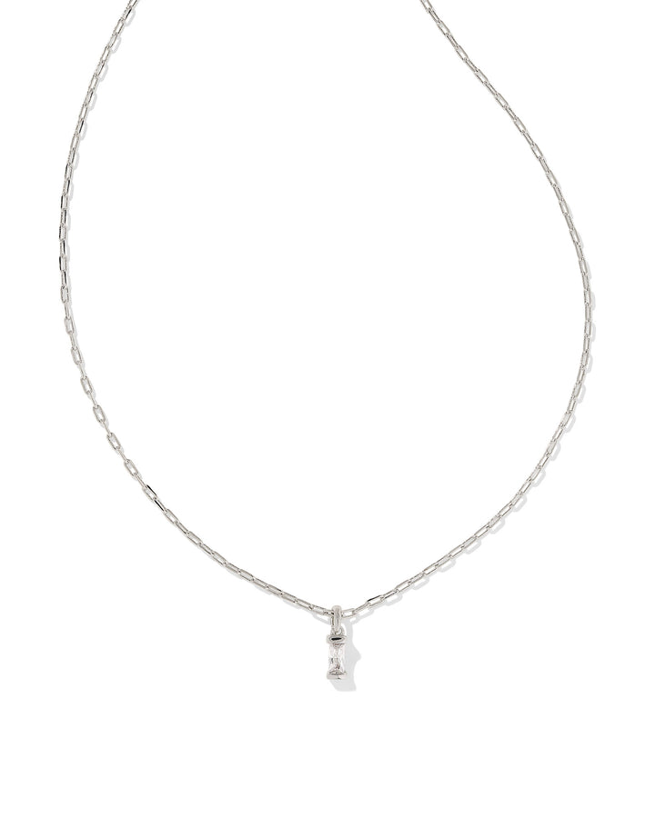 Kendra Scott: Phoebe Short Pendant Necklace in Rhod - The Vogue Boutique