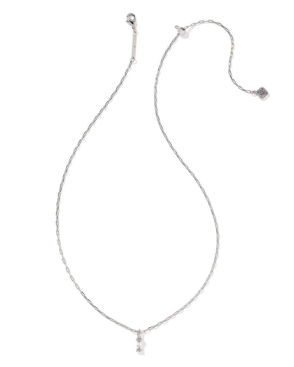 Kendra Scott: Phoebe Short Pendant Necklace in Rhod - The Vogue Boutique