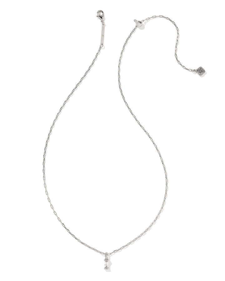 Kendra Scott: Phoebe Short Pendant Necklace in Rhod - The Vogue Boutique