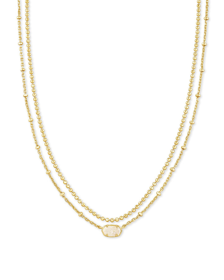 Kendra Scott: Emilie Multi Stand Necklace in Gold Iridescent - The Vogue Boutique