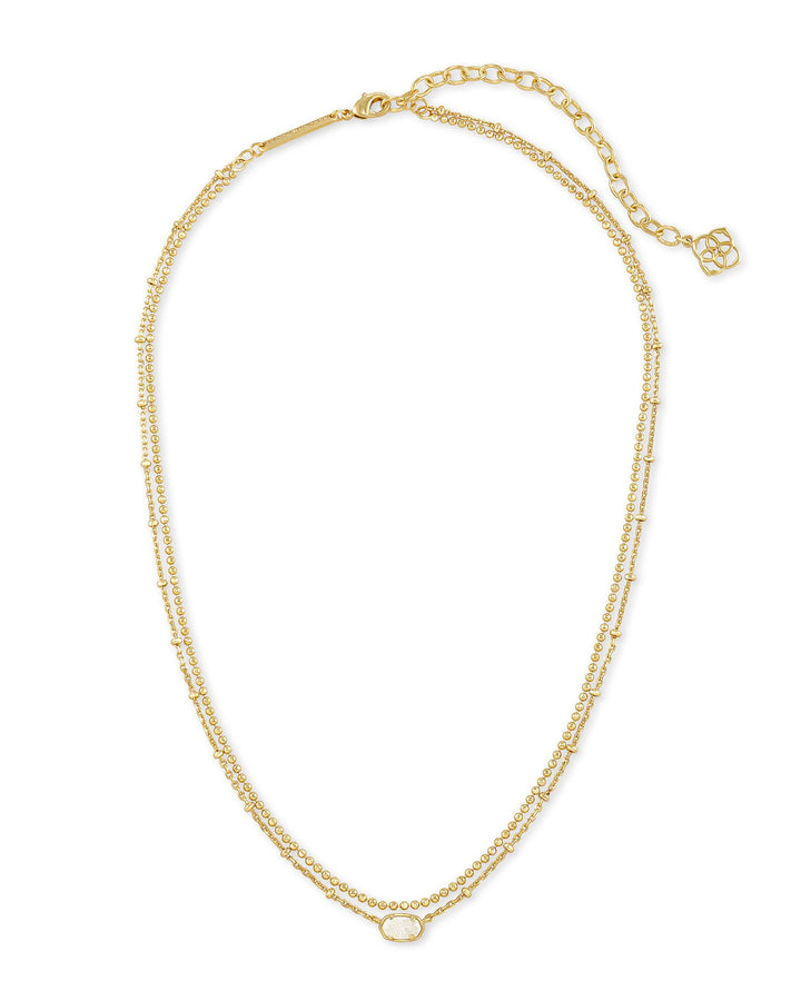 Kendra Scott: Emilie Multi Stand Necklace in Gold Iridescent - The Vogue Boutique