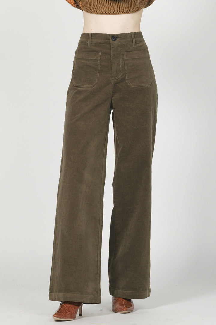 Another Love: Anabel Pants in Hunter Green - The Vogue Boutique