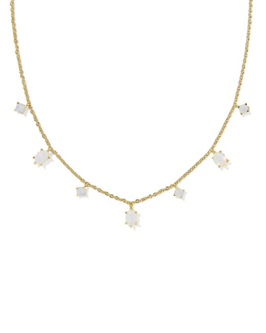 Kendra Scott: Cailin delicate strand necklace in Ivory Mother Of Pearl - The Vogue Boutique