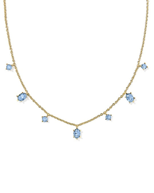 Kendra Scott: Cailin delicate strand necklace in Blue Violet