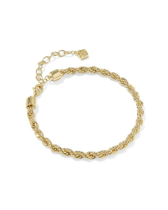 Kendra Scott: Isabelle chain bracelet in gold - The Vogue Boutique