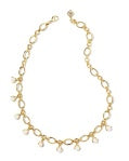 Kendra Scott: Ashton Pearl Chain Necklace in Gold