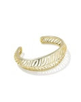 Kendra Scott: Tiger Striped Mikki Cuff Bracelet in Gold M/I (9608805540)
