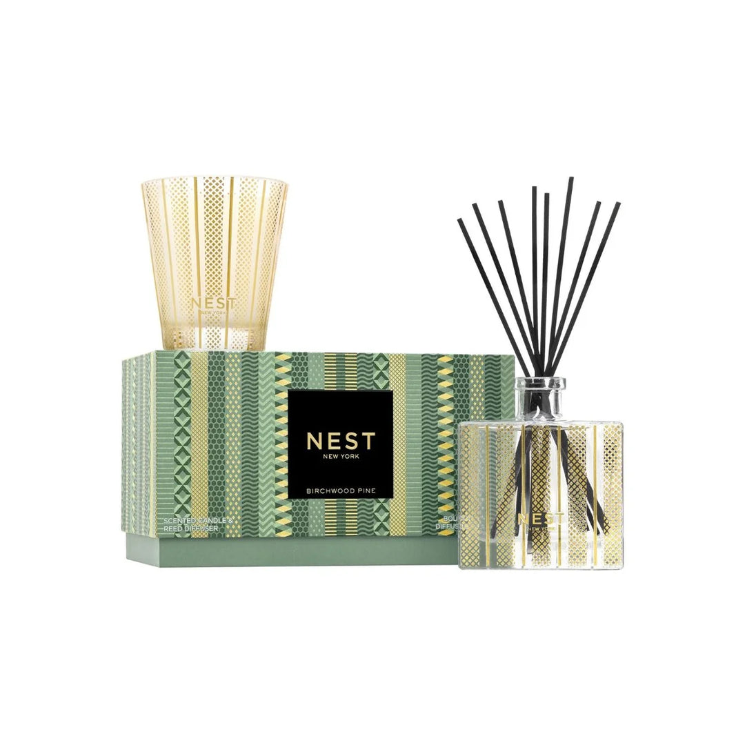 Nest: Classic Candle and Diffuser Set in Birchwood Pine