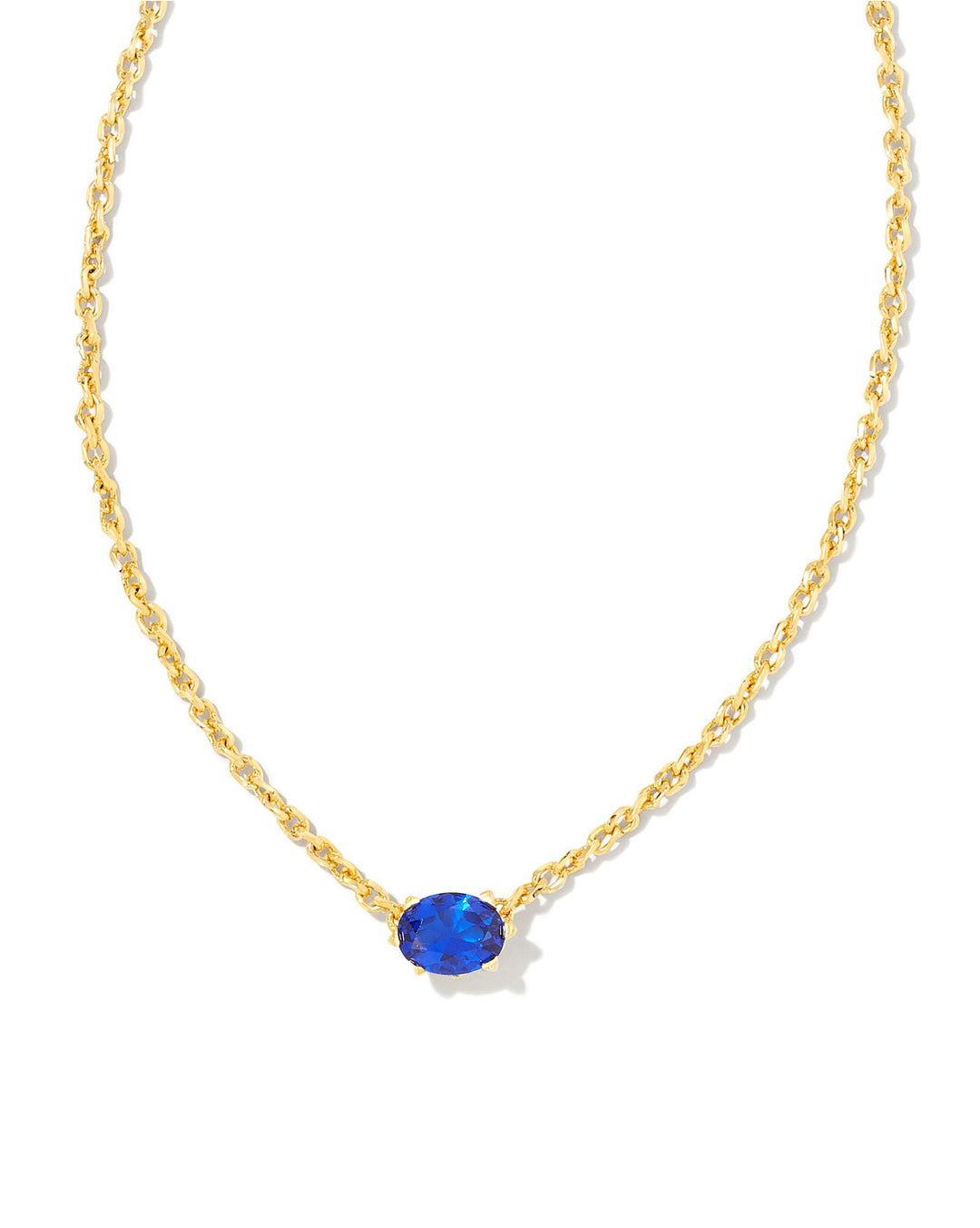 Kendra Scott: Cailin Birthstone Gold Pendant Necklace - The Vogue Boutique