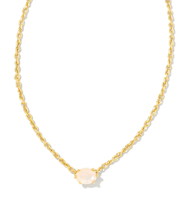 Kendra Scott: Cailin Birthstone Gold Pendant Necklace - The Vogue Boutique